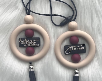 Beaded Car Charm|Review Mirror Charm|Custom Car Charm|Car Accessory|silicone car charm|Gift For Daughter|Gift for Mother|Gift for Sister