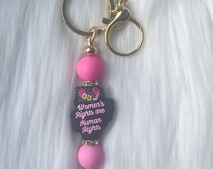 Beaded Keychain|Keychain|Bar Beaded Keychain|New Driver Gift|1st Car Gift|Women Empowerment|Silicone Beaded Keychain|Bag Charm|Gift for Mom