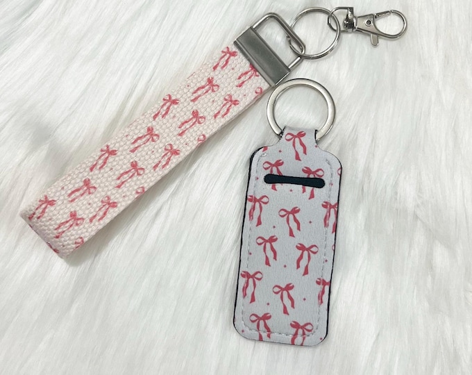 Personalized Wristlet|Keyfob Wristlet|Keyholder|Key Accessories|Lipgloss Holder|Gift for her|Gift for mom|Gift for daughter|Gift for friend