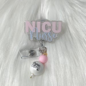 NICU Nurse badge reel|Neonatal Intensive Care Nurse Badge Reel|Nurse Badge Reel|Glitter Badge Reel|Custom Badge Reel|Personalized Badge Reel