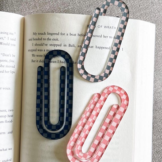 Boho Bookmark|Custom Bookmark|Reading Bookmark|Book Lover Gift|Jumbo Bookmark|Personalized Gift|Graduation Gift|Paperclip Bookmark