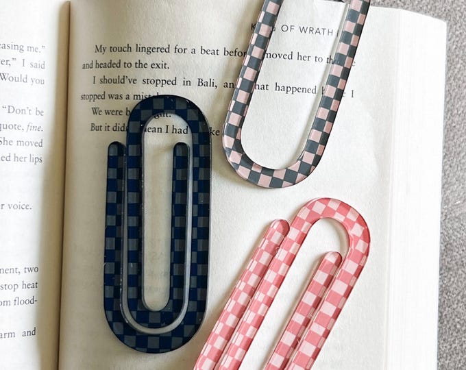 Boho Bookmark|Custom Bookmark|Reading Bookmark|Book Lover Gift|Jumbo Bookmark|Personalized Gift|Graduation Gift|Paperclip Bookmark