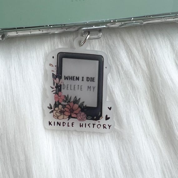 USB-C Dust Plug CharmIE-book charm|E-reader Charm|Charm Compatible With Kindle|E-Book Accessories|E-reader Accessories|Book Lover Gift|