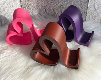 3D Printed Heart Phone Stand|E-reader Stand|Tablet Stand|Cute Desk Phone Holder|Nightstand & Kitchen Accessory