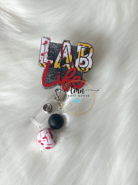 Lab Life Badge Reel|MLT Badge Reel| CLS Badge Ree| Custom Badge Reel|Lab Tech Badge Reel|MLS Badge Reel|Personalized Badge Reel