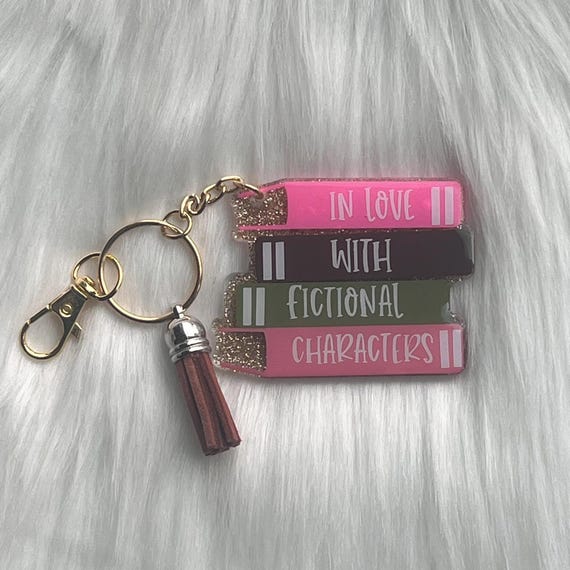 Fictional Characters Keychain|Keychain|Books Keychain|Acrylic Keychain|New Driver Gift|1st Car Gift|Teen Driver gift|book lover keychain