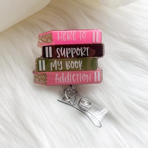 Librarian Badge Reel|Book Lover Badge Reel|One More Chapter badge reel|Book Nerd Badge Reel|I Love Books and Coffee Badge Reel