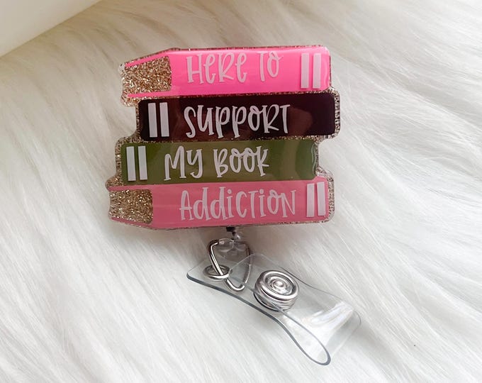 Librarian Badge Reel|Book Lover Badge Reel|One More Chapter badge reel|Book Nerd Badge Reel|I Love Books and Coffee Badge Reel