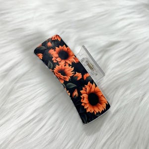 Acrylic Hair Clip|Handmade Hair Accessory||Gift for Her|Sunflower Hair Claw Clip|Fall Hair Claw Clip|Handmade Hair Accessory|Gift for Mother