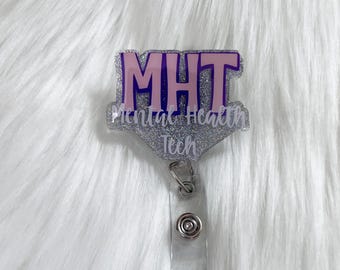 Mental Health Badge Reel|Mental Health Matters Badge Reel|Medical Badge Reel|Behavioral Health Badge reel|Personalized Badge|MHT badge reel