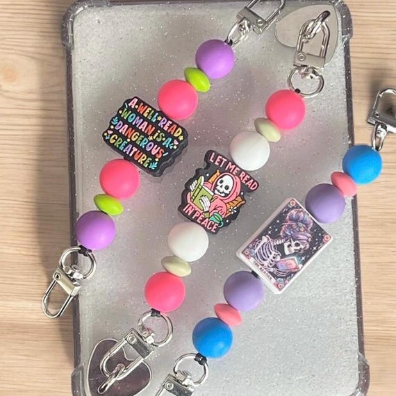 E-reader Beaded Straps|Electronic Reader Strap|E-reader Accessories|Electronic Book Reader Accessories|Beaded strap that fits Kindle