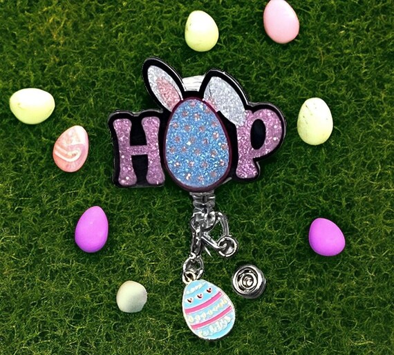 Easter Badge Reel| Nurse Badge Reel| Medical Badge Reel| Cute Badge Reel|Bunny Badge Reel| Custom Badge Reel|Snarky Badge Reel|Glitter Badge