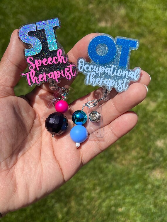 Occupational Therapist Badge Reel|Speech Therapist Badge Reel|OT Badge Reel|ST Badge Reel|Custom Badge Reel|Cute Badge Reel|Medical Badge