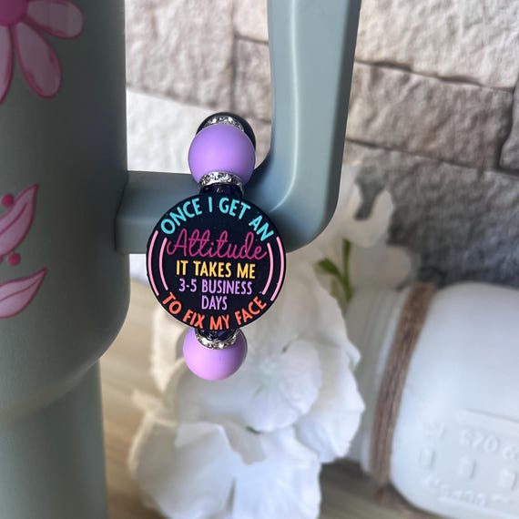 Beaded Cup Charm|Silicone Beaded Cup Charm|Cup Accessories|Water Bottle Charm|Water Bottle Accessories|Bag Charm|Gift For Her|Gift For Mom