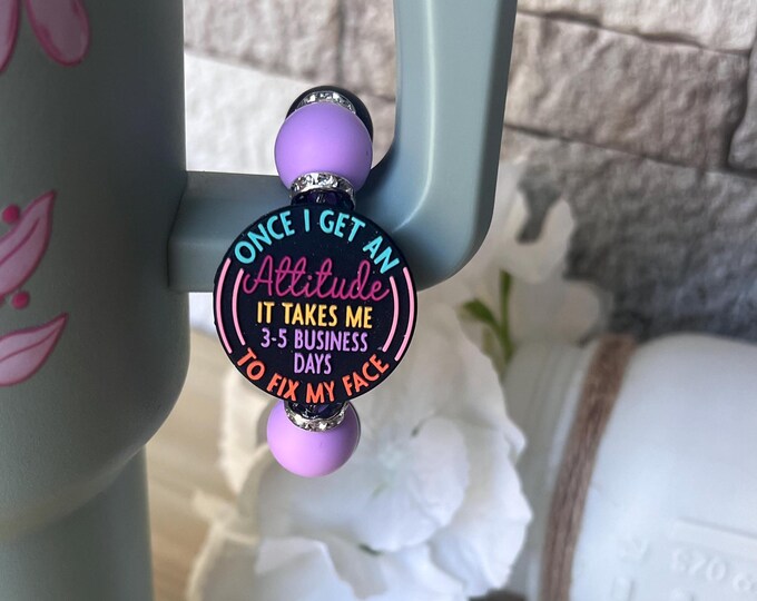 Beaded Cup Charm|Silicone Beaded Cup Charm|Cup Accessories|Water Bottle Charm|Water Bottle Accessories|Bag Charm|Gift For Her|Gift For Mom