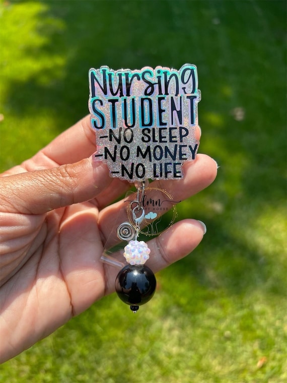 Nursing Student Badge Reel|Future Nurse Badge Reel|Funny Nursing Student Badge Reel|Personalized Badge|Nurse in Progress Badge Reel