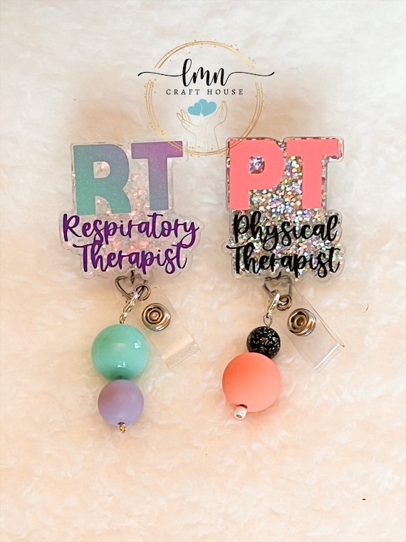 Physical Therapist Badge Reel|Respiratory Therapist Badge Reel|PT Badge Reel|RT Badge Reel|Custom Badge Reel|Cute Badge Reel|Medical Badge