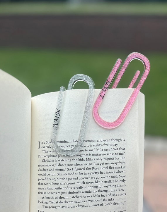 Personalized Bookmark|Custom Bookmark|Reading Bookmark|Book Lover Gift|Jumbo Bookmark|Personalized Gift|Graduation Gift|Paperclip Bookmark