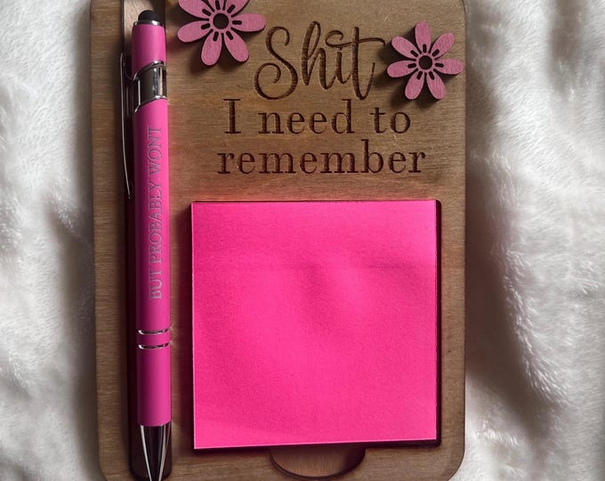 Sticky Note Holder|Personalized Note Holder|Nurse Gift|Appreciation Gift|Personalized Office Decor|Desk Decor|Office Appreciation