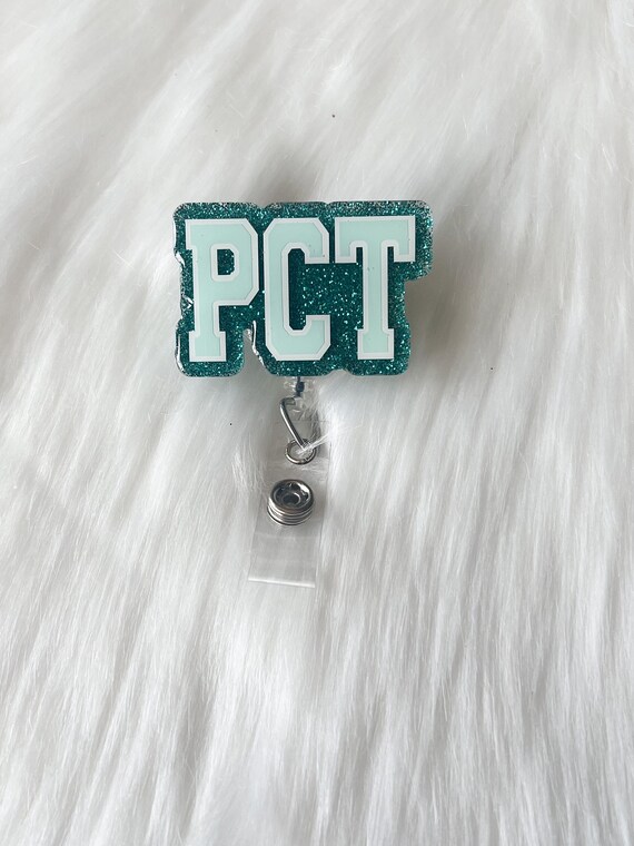 Patient Care Technician Badge Reel|PCT Badge Reel|Medical Badge Reel|Custom Badge Reel|Pediatric Care Badge Reel|Glitter Badge|