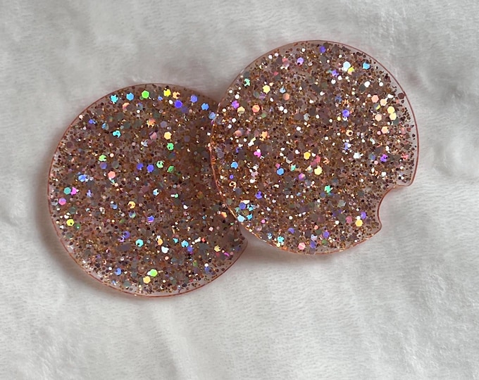Glitter Car Coaster|Car Coaster|Bling Car Coaster|Custom Car Coaster|New Car Gift|Bling Car Accessories|Personalized Car Coaster|Coasters