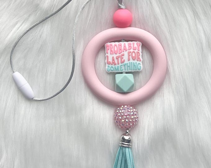 Beaded Car Charm|Review Mirror Charm|Custom Car Charm|Car Accessory|silicone car charm|Gift For Daughter|Gift for Mother|Gift for Sister