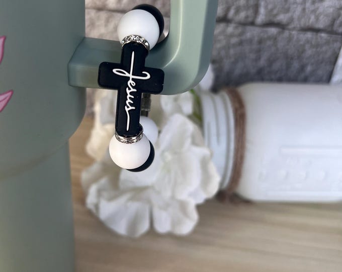 Beaded Cup Charm|Silicone Beaded Cup Charm|Cup Accessories|Water Bottle Charm|Water Bottle Accessories|Bag Charm|Gift For Her|Gift For Mom