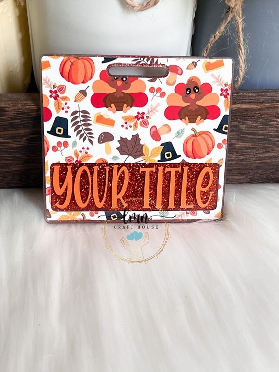 Thanksgiving Badge Buddy|Nurse Badge Buddy|Medical Badge Buddy|Custom Badge Buddy|Holiday Badge Buddy|Turkey badge buddy|Glitter Badge Buddy