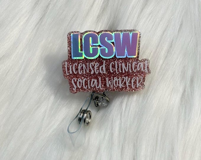 LCSW Badge Reel|Master Social Work Badge Reel|Master Public Administration Badge Reel|Custom Badge Reel|Pesonalized Badge|MPA Badge Reel