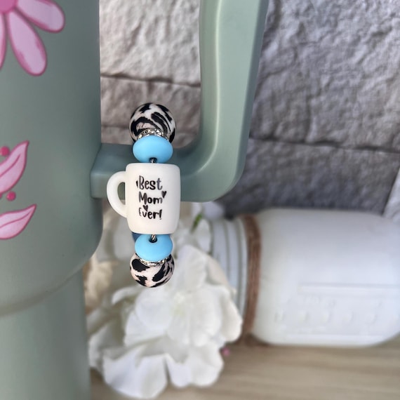 Beaded Cup Charm|Silicone Beaded Cup Charm|Cup Accessories|Water Bottle Charm|Water Bottle Accessories|Bag Charm|Gift For Her|Gift For Mom