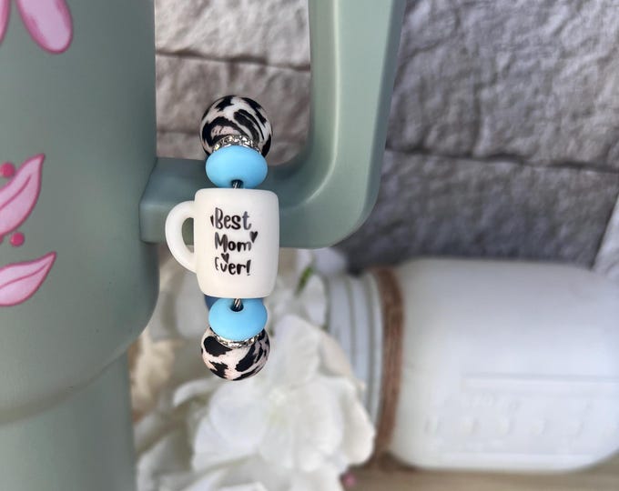 Beaded Cup Charm|Silicone Beaded Cup Charm|Cup Accessories|Water Bottle Charm|Water Bottle Accessories|Bag Charm|Gift For Her|Gift For Mom