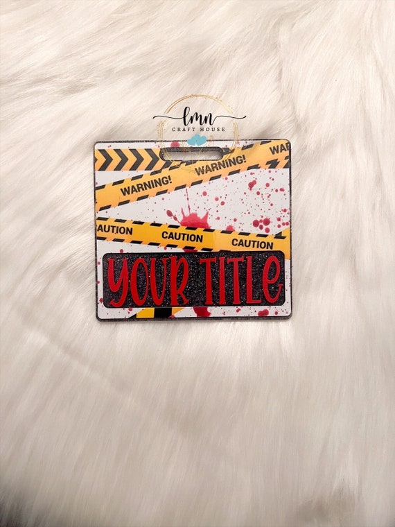Crime Scene Badge Buddy| Nurse Badge Buddy|Custom Badge Buddy|Halloween Badge Buddy|glitter badge buddy|Lab Tech Badge Buddy