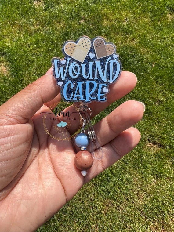 Wound Care Badge Reel|Registered Nurse Badge Reel|Nurse Badge Reel|Boo Boo Crew Badge Reel|Custom Badge Reel|Pesonalized Badge|