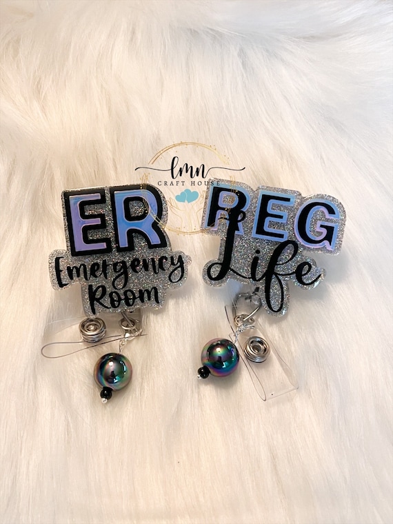 Registration Badge Reel|Emergency Room Badge Reel|ER Badge Reel|Admissions Badge Reel|Hospital Badge Reel|Cute Badge Reel|Medical Badge