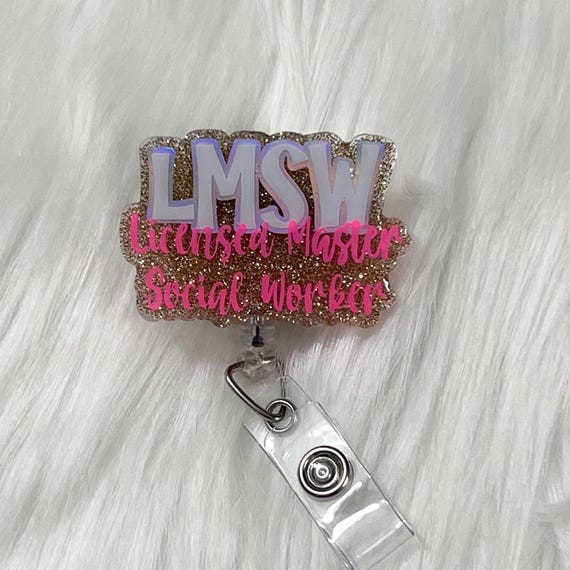 LMSW Badge Reel|Master Social Work Badge Reel|Master Public Administration Badge Reel|Custom Badge Reel|Pesonalized Badge|MPA Badge Reel