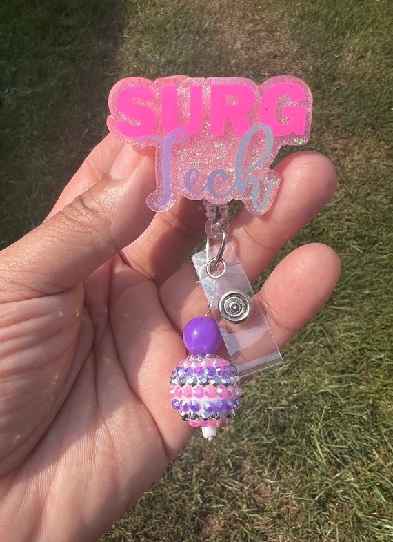 Surg Tech Badge Reel|Personalized Badge Reel| Medical Badge Reel|Cute Badge Reel|Custom Badge Reel|Surgical Tech Badge Reel