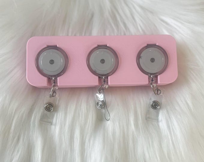 3D Printed Badge Reel Holder Base for Crafters|Badge Reel Stand for Designing, Assembling & Storage