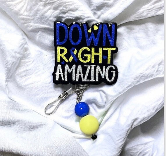 Down Syndrome Badge Reel| Nurse Badge Reel|Medical Badge Reel| Custom Badge Reel|Personalized Badge Reel|Down Syndrome Awareness Badge Reel
