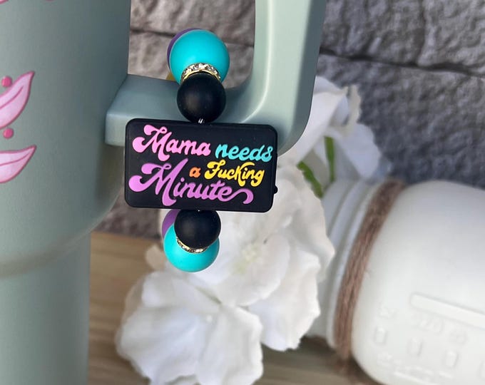 Beaded Cup Charm|Silicone Beaded Cup Charm|Cup Accessories|Water Bottle Charm|Water Bottle Accessories|Bag Charm|Gift For Her|Gift For Mom