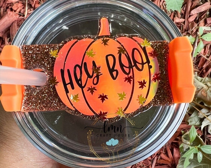Personalized Pumpkin Tumbler Name Plate: Fall 40oz Tumbler Tag