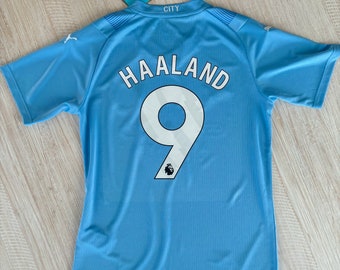 Erling Haaland 9 Manchester City F.C. Maillot 23-24 taille ADULTE
