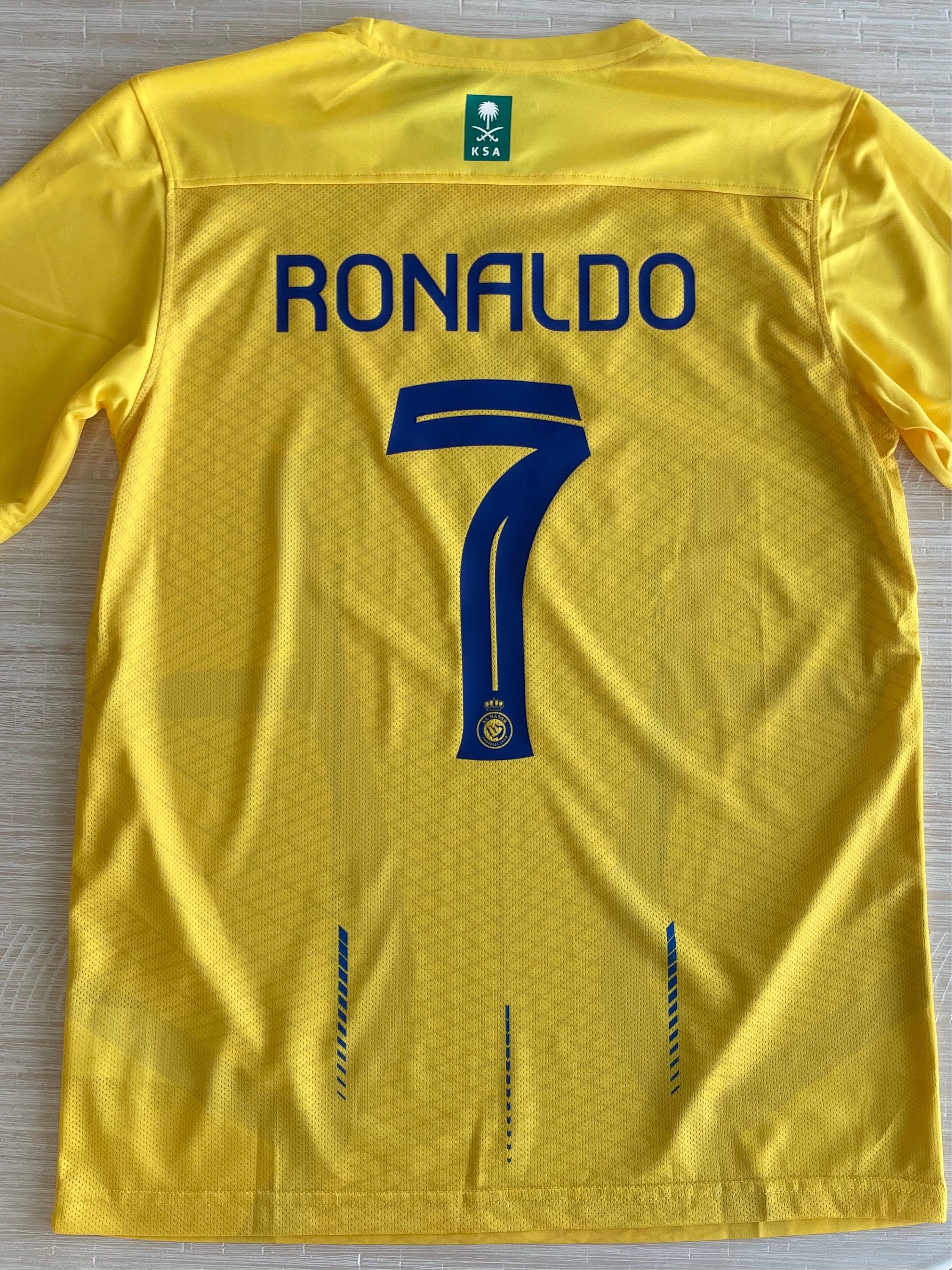 Homme Football Maillot Cristiano Ronaldo #7 Jaune Tenues Domicile 2023/24  Canada