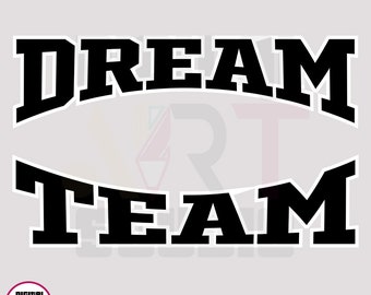 Dream team , NFL Teams , Svg Cut File For Cricut, Digital Image Clipart, Sublimation Vector Png | Digital Art Studio