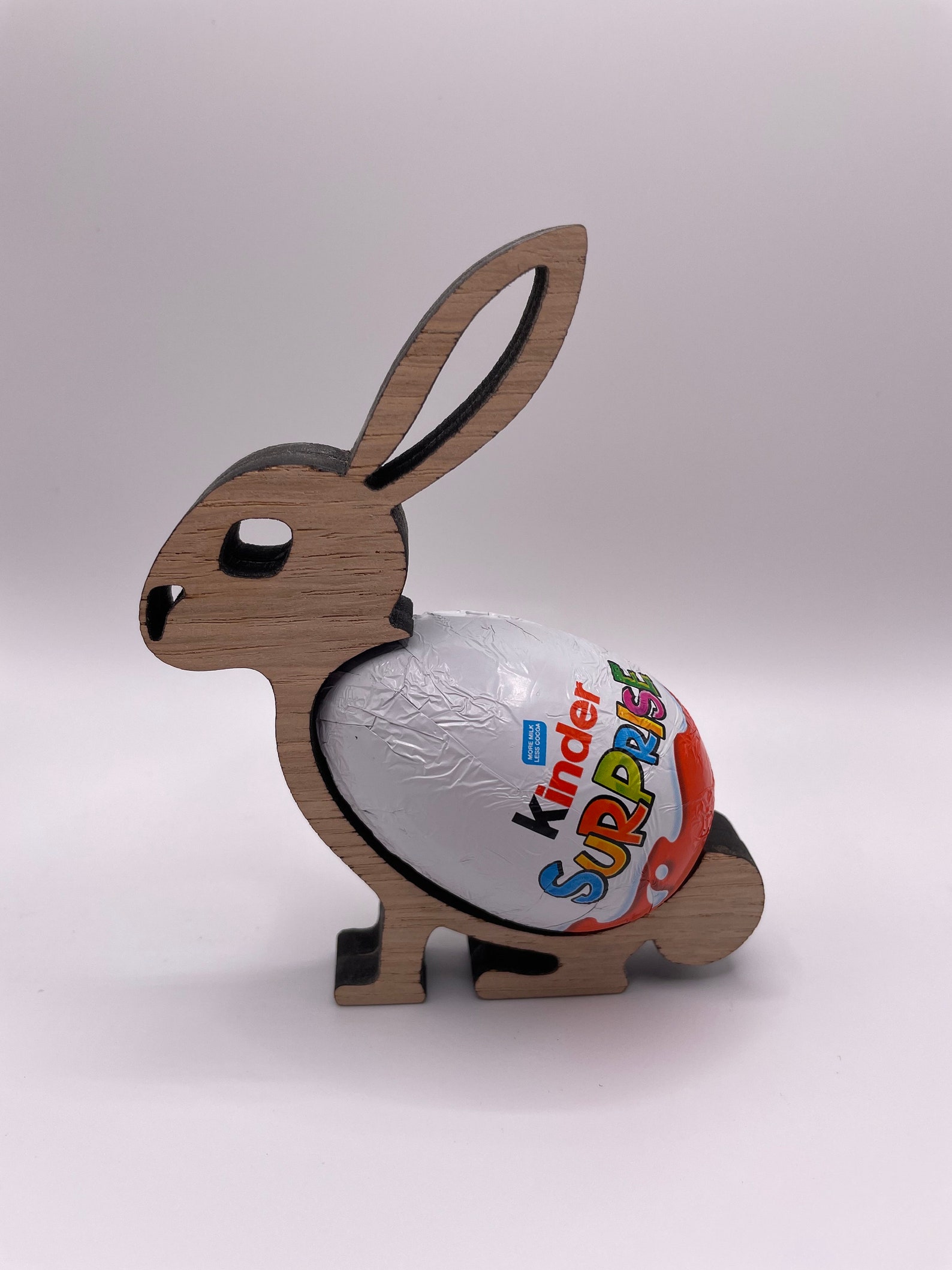 Bunny Easter Wooden Kinder Egg Holder