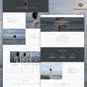 Squarespace Website Template: Online Course Landing Page for Coaches