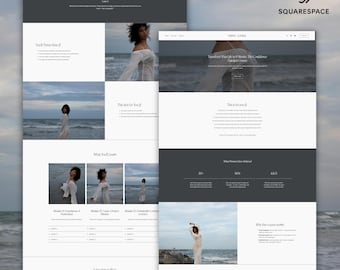 Squarespace Website Template: Online Course Landing Page for Coaches