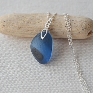 Sea Glass Necklace, Sterling Silver Necklace, Sea Glass Pendant, Rare Multi Sea Glass, Seaham Sea Glass, Sea Glass Jewellery, Unique Gift
