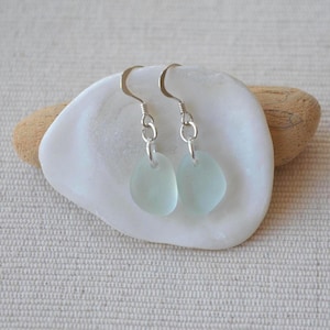 Genuine Sea Glass Earrings, Sterling Silver Earrings, Seaham Sea Glass, Sea Glass Jewellery, Sea Glass Gift, Unique Gift For Her