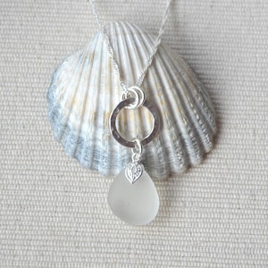 Seaham Sea Glass Necklace: Sterling Silver, Unique Beach Jewelry