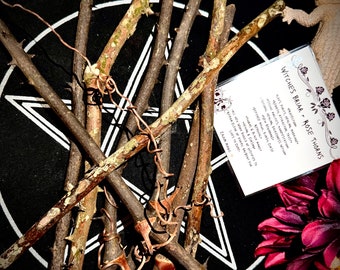 Multi-Purpose Witch Herbs and Rose Thorns for Spell Workings - Ward Off Curses with WitchesBriar